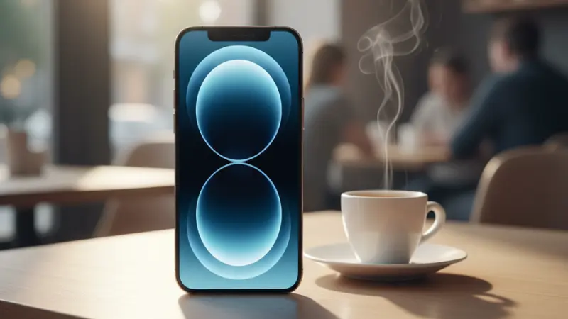 Display rotto iPhone 14 con vetro incrinato